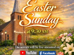 Easter service at St. Philip's Episcopal Church