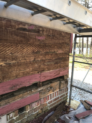 Renovation work at Old Christ Church